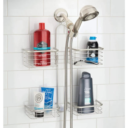 No-Drill Shower Caddy for Shower Head | 4-Basket Bathroom Organizer for Shampoo & Body Wash, Hanging Shower Storage Rack
