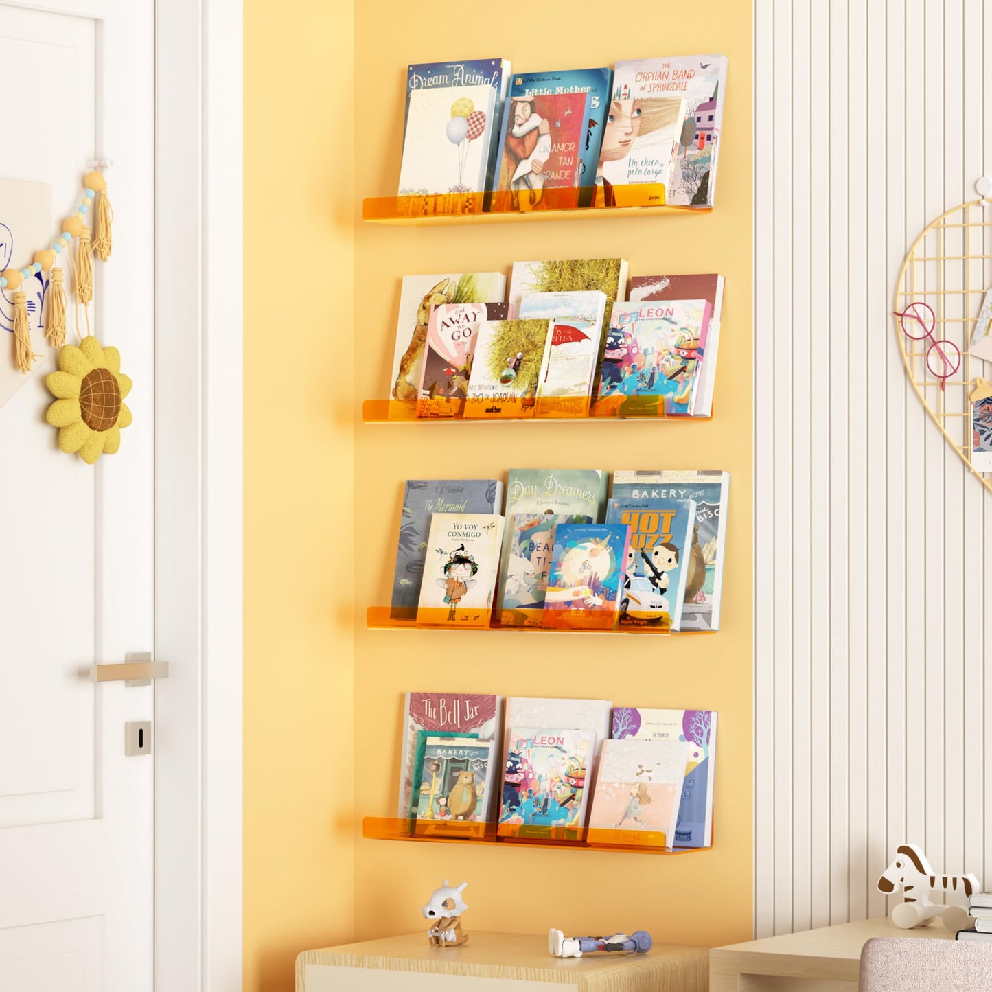 Wall-Mounted Bathroom Storage Shelf | Shower Organizer for Shampoo & Body Wash, Space-Saving Bathroom Wall Shelf